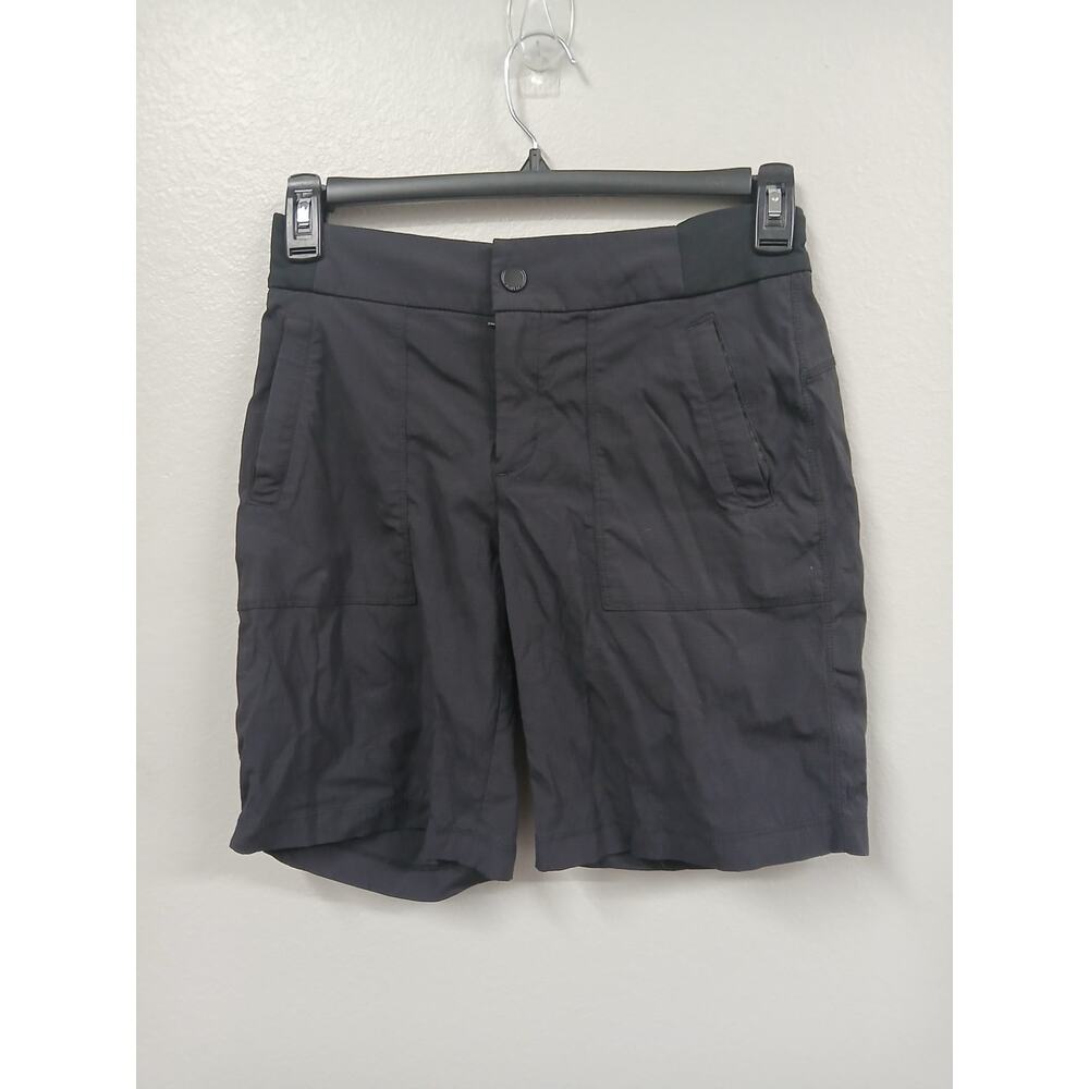 athleta trekkie bermuda 2.0  Size 2 black - Picture 2 of 7